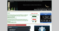 Desktop Screenshot of moonsighting.info