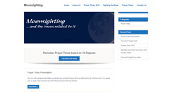 Desktop Screenshot of moonsighting.co.uk