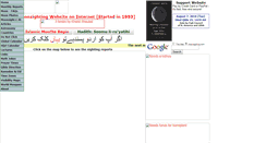 Desktop Screenshot of moonsighting.com