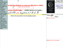 Tablet Screenshot of moonsighting.com